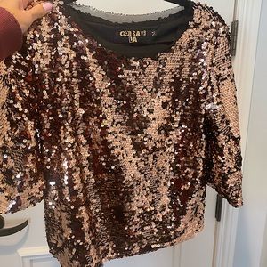 Sequin top